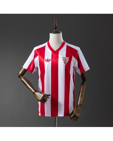 Athletic Bilbao Heimtrikot – Retro-Saison 86/87 Athletic Bilbao Heimtrikot – Retro-Saison 86/87