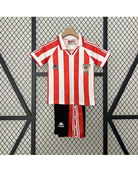 Athletic Bilbao 95/97 Heim-Retro-Trikot- Enfant Athletic Bilbao 95/97 Heim-Retro-Trikot- Enfant