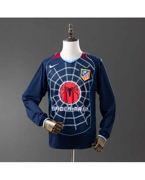 Atlético Madrid Auswärtstrikot der Saison 2004/05 Retro-Langarmtrikot