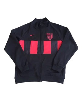Atletico Madrid 1996 Retro-Trainingsjacke – Schwarz und Rot