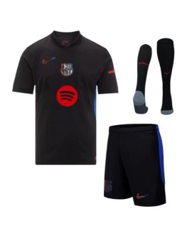 Barcelona Auswärts-Fußballtrikot 2024/25 (Trikot + Shorts + Socken)