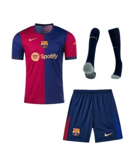 Barcelona Heimtrikot-Set 2024/25 (Trikot+Shorts+Socken)
