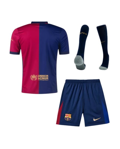 Barcelona Heimtrikot-Set 2024/25 (Trikot+Shorts+Socken)