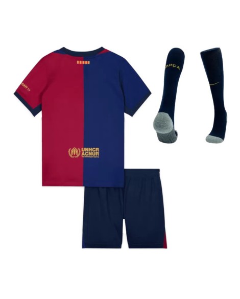 Barcelona Heimtrikot-Set 2024/25 für Kinder (Trikot + Shorts + Socken)