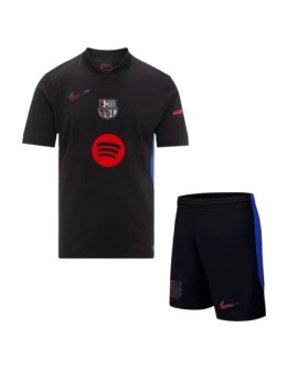 Barcelona Auswärts-Fußballtrikot 2024/25 (Trikot + Shorts) – Spotify-Logo ohne Text