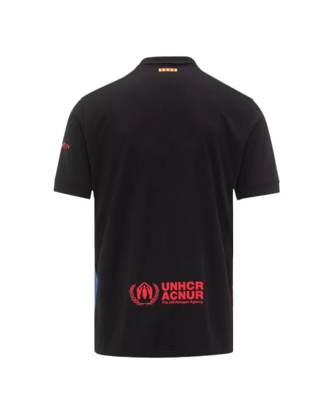Barcelona X Travis Scott Auswärts-Fußballtrikot 2024/25 Schwarz