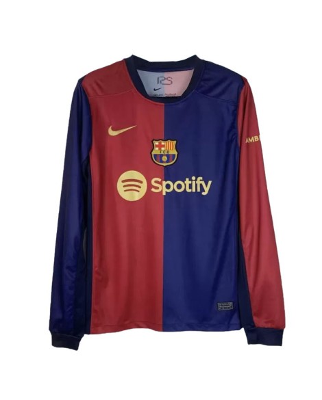 Barcelona Langarm-Heimtrikot 2024/25