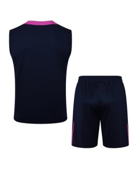 Barcelona schwarzes Westen-Set 25/26 (Top + Shorts)