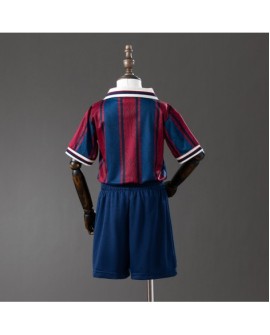 Barcelona Retro-Trikot 2025/26 125-jähriges Jubiläumsset (Trikot + Shorts) - Kind