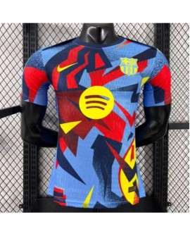 FC Barcelona 2025 Kurzarm-Trainingsanzug - Player