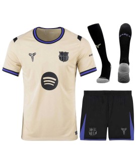 Auswärtstrikot des FC Barcelona 25/26 (Trikot + Shorts + Stutzen)