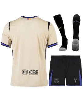 Auswärtstrikot des FC Barcelona 25/26 (Trikot + Shorts + Stutzen)