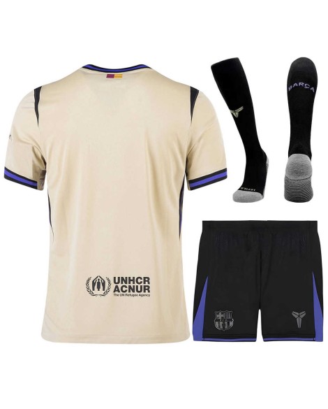 Auswärtstrikot des FC Barcelona 25/26 (Trikot + Shorts + Stutzen)
