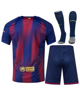 Barcelona Heimtrikot 2025/26 (Trikot + Shorts + Stutzen)