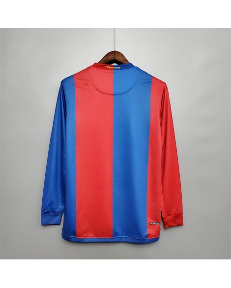 Retro Barcelona 06/07 Langarm-Heimtrikot