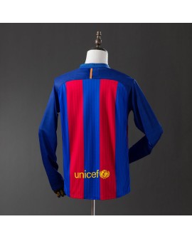 Barcelona Heimtrikot 16/17 langärmlig Retro