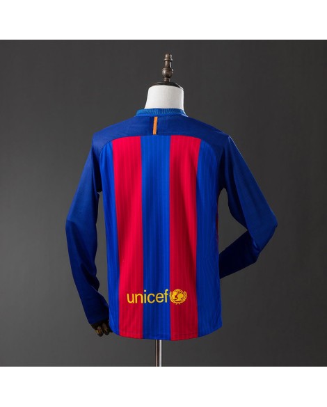 Barcelona Heimtrikot 16/17 langärmlig Retro