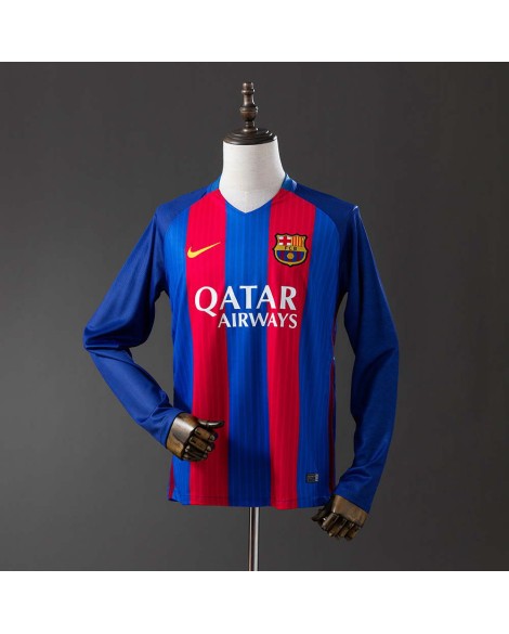 Barcelona Heimtrikot 16/17 langärmlig Retro