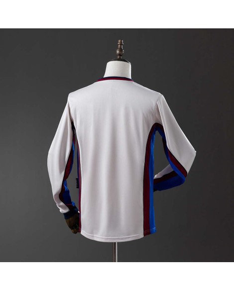 Barcelona 98/99 Auswärts-Langarm-Retro-Trikot