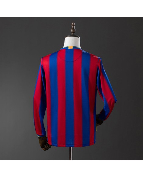 Barcelona 09/10 Heimtrikot Langarm Retro