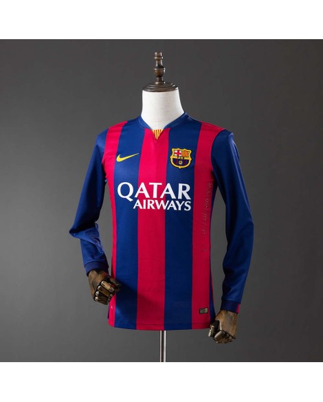 Barcelona Heimtrikot 2014/15 langärmlig Retro 