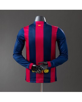Barcelona Heimtrikot der Saison 2014/15 langärmlig Retro - Player 