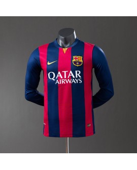 Barcelona Heimtrikot der Saison 2014/15 langärmlig Retro - Player 