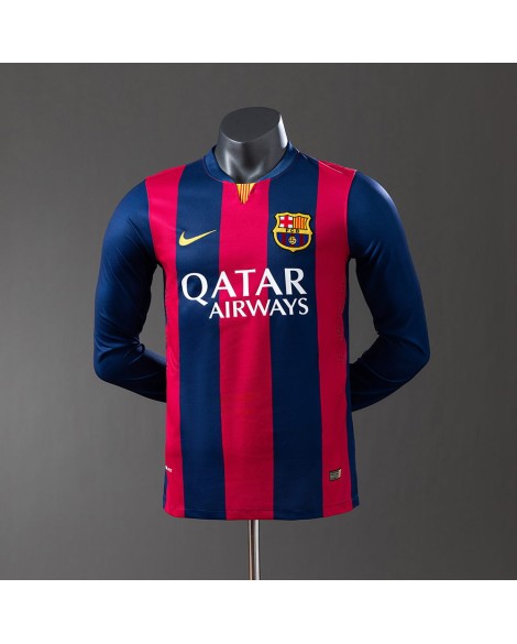 Barcelona Heimtrikot der Saison 2014/15 langärmlig Retro - Player 