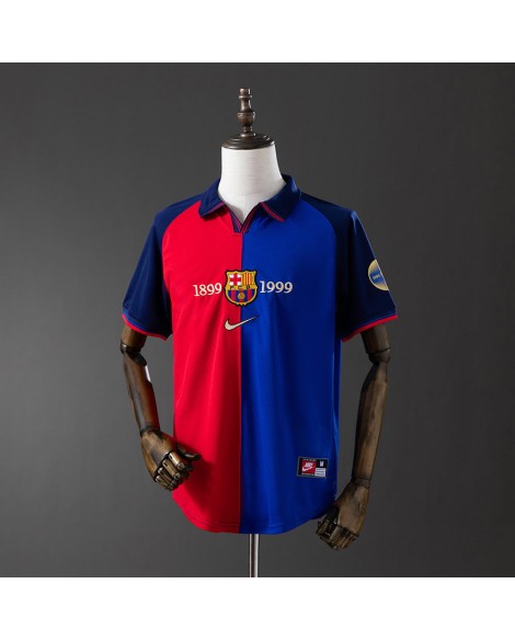 Retro-Heimtrikot zum 100-jährigen Jubiläum von Barcelona 1999/00