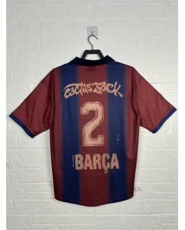 CJ X NIKE X FC BARCELONA RETRO 2000/01 HOME SKELETON JERSEY