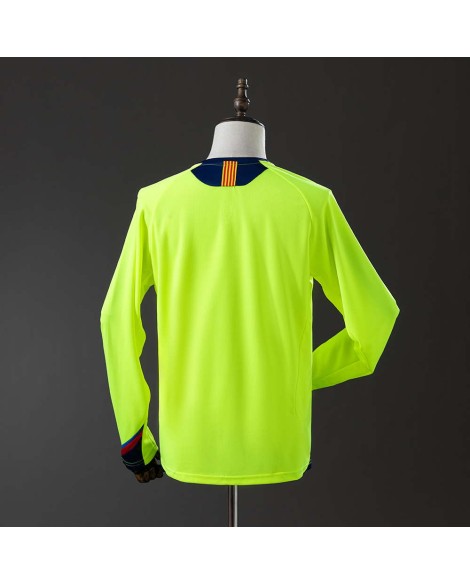 Barcelona 2005/06 Retro-Fußballtrikot mit langen Ärmeln