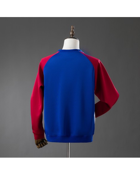 Barcelona Sweatshirt in Rot, Blau und Weiß, Größe 25/26
