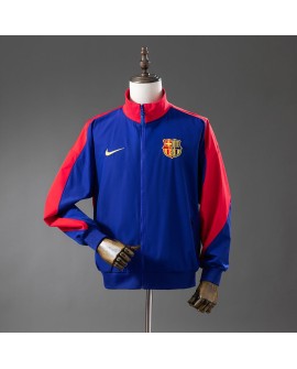 Barcelona Windjacke – Tiefes Königsblau & Edles Rot
