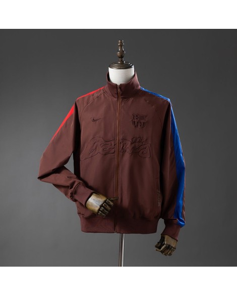 Barcelona x Travis Scott Windbreaker - Braun