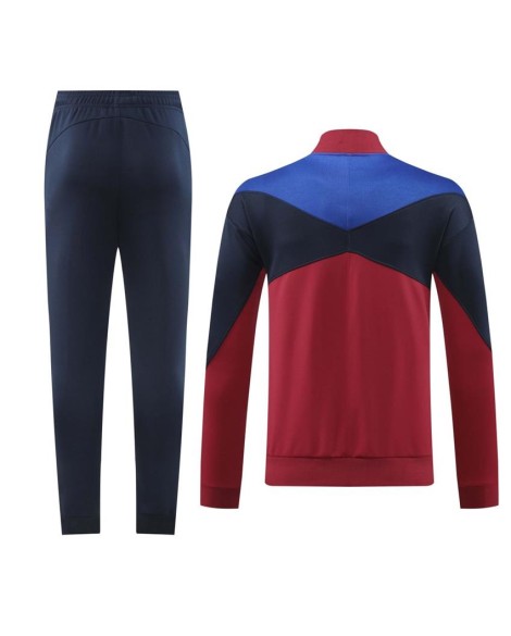 Barcelona-Trainingsset (Jacke + Hose) Rot 2024/25