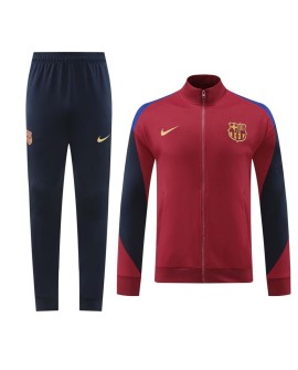 Barcelona-Trainingsset (Jacke + Hose) Rot 2024/25