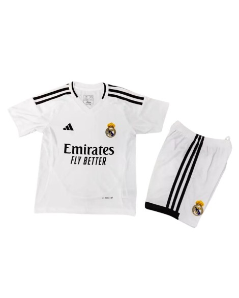 Real Madrid Heimtrikot 2024/25 für Kinder (Trikot + Shorts)