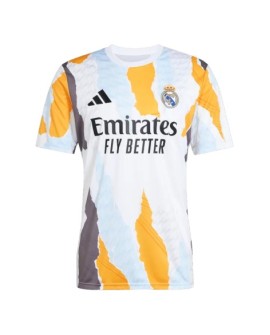 Real Madrid Pre-Match Trainings-Fußballtrikot 2024/25 - Weiß