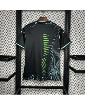 Real Madrid 2024/25 Sonderedition Schwarzes und Grünes Trikot
