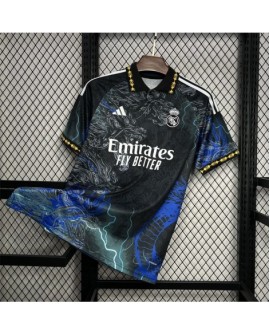 Real Madrid 2024/25 Schwarzes Drachentrikot