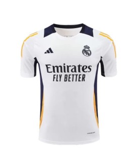 Real Madrid Pre-Match Trainings-Fußballtrikot 2024/25 - Weiß