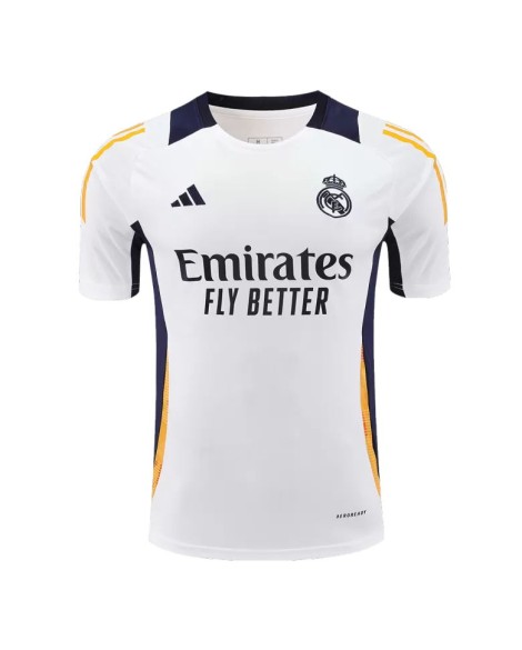Real Madrid Pre-Match Trainings-Fußballtrikot 2024/25 - Weiß