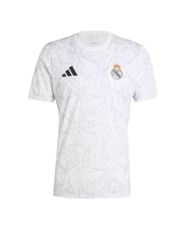 Real Madrid 2024/25 Aufwärm-Trainingstrikot – Weiß