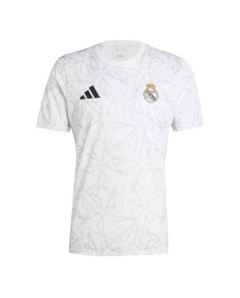 Real Madrid 2024/25 Aufwärm-Trainingstrikot – Weiß