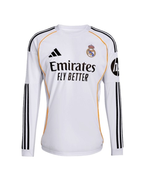 Real Madrid Langarm-Heim-Fußballtrikot 2025/26