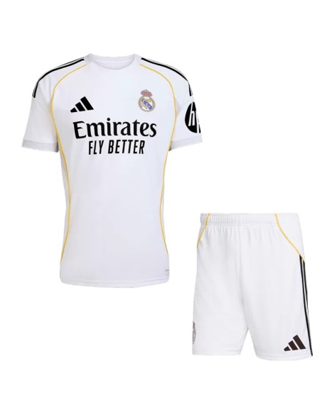 Real Madrid Heim-Fußballtrikot 2025/26 (Trikot + Shorts)