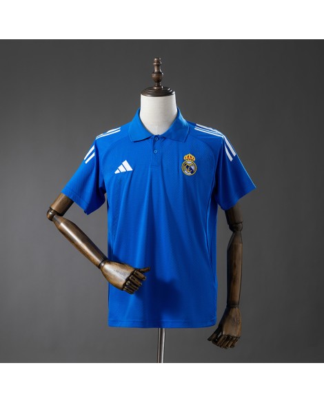 Real Madrid Poloshirt der Saison 25/26 – blau