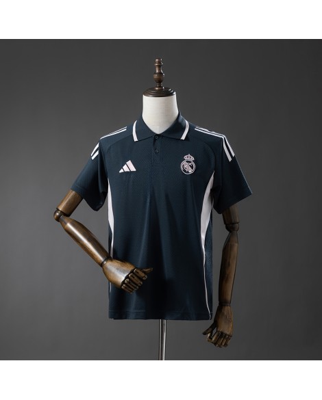 Real Madrid 25/26 POLO - Schwarz & Rosa