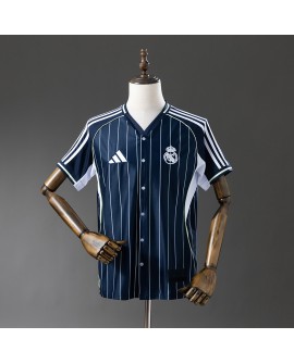Real Madrid 25/26 Baseball – Marineblaues Trikot