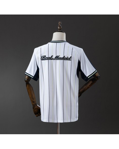 Real Madrid Baseballtrikot der Saison 25/26 – weißes Trikot